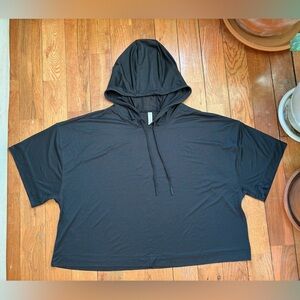 Athleta Athletic Cropped Tee W/ Hood